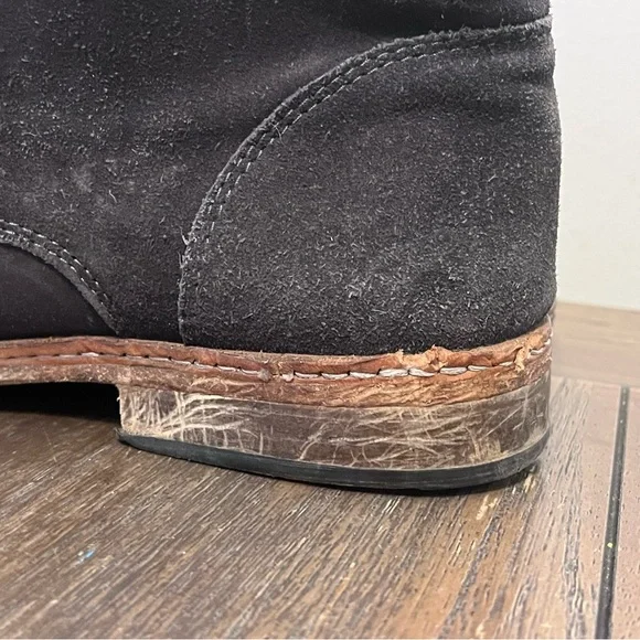 John Varvatos Monaco Chukka Grey Suede Boots Men’s size 9 - Picture 5 of 12